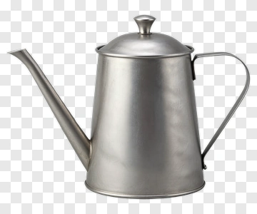 Metal Teapot PNG
