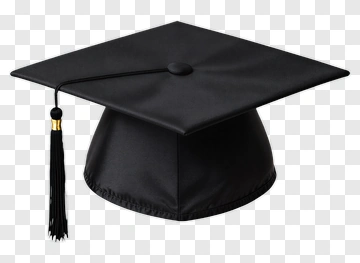 Black Graduation Cap PNG