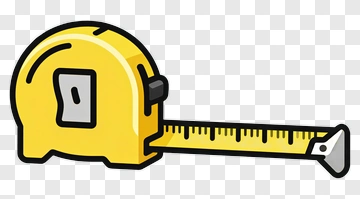 Yellow Measuring Tape PNG
