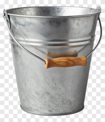 Metal Bucket PNG