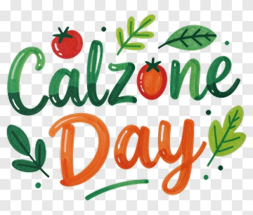 Calzone Day Celebration PNG