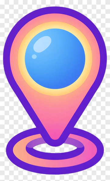 Colorful Location Pin Icon PNG