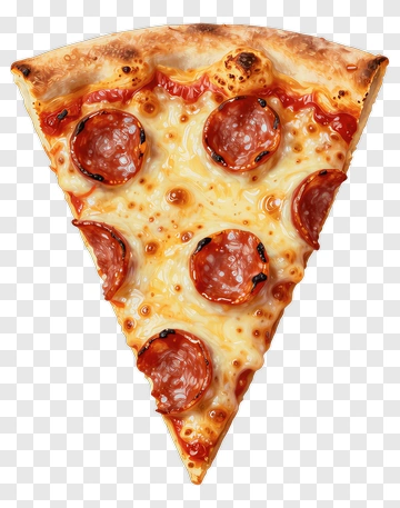 Pepperoni Pizza Slice PNG
