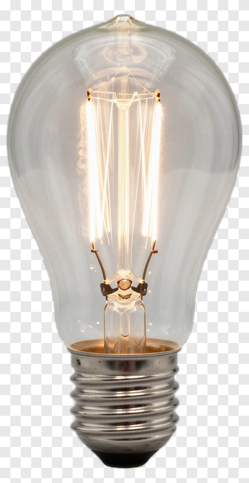 Vintage Light Bulb PNG