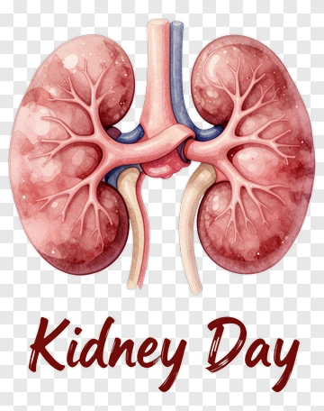 Kidney Day Illustration PNG