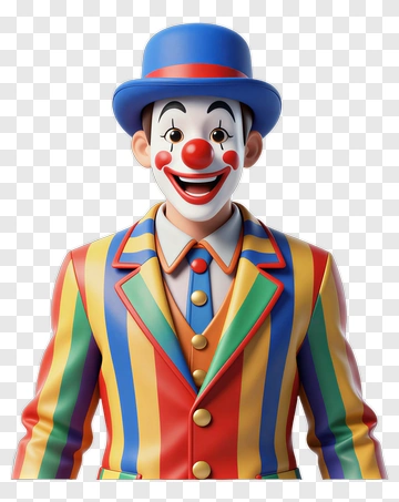 Cartoon Clown Smiling PNG