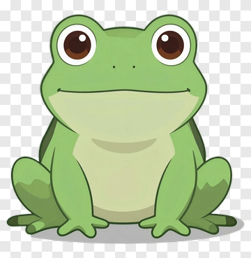 Cartoon Frog PNG