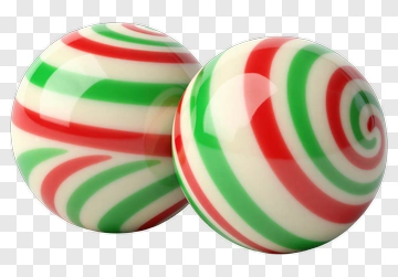 Swirled Candy Balls PNG
