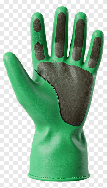 Green Gardening Glove PNG