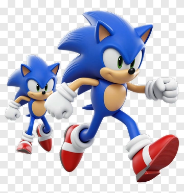 Sonic The Hedgehog Running Forward PNG
