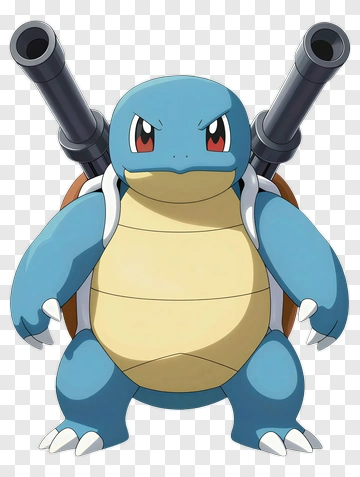 Blastoise Water-Type Pokémon PNG