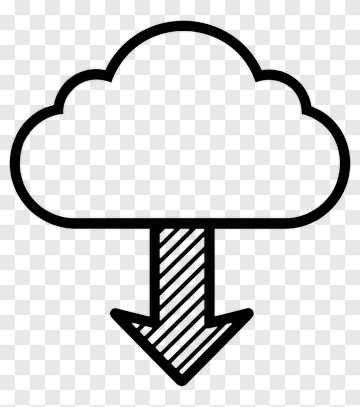 Download Cloud Icon With Arrow PNG