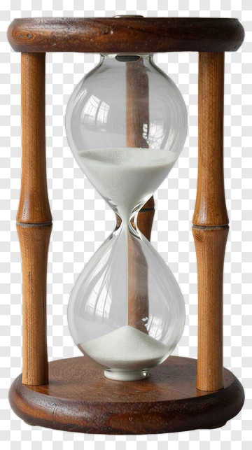 Wooden Hourglass PNG