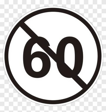 No Speed Limit Sign PNG