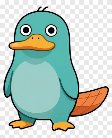 Cartoon Platypus PNG