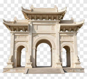 Traditional Chinese Archway PNG