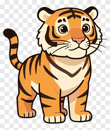 Cartoon Tiger PNG