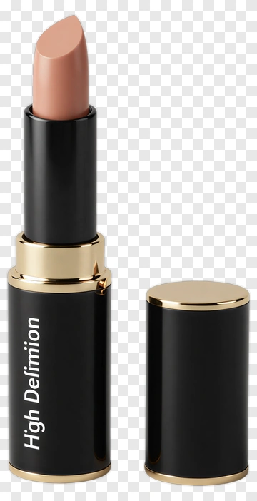 Lipstick In Black And Gold Packaging PNG
