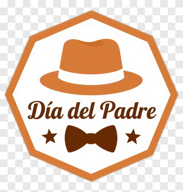 Día Del Padre Hat And Bowtie Design PNG