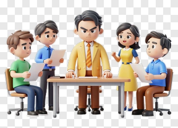 Business Team In A Meeting PNG