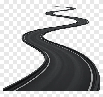 Curved Road PNG