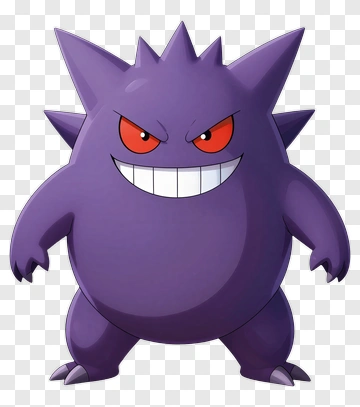 Gengar Pokemon Character PNG