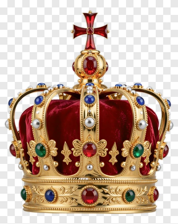 Royal Crown With Jewels PNG