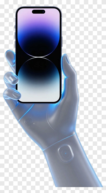 Hand Holding A Smartphone PNG