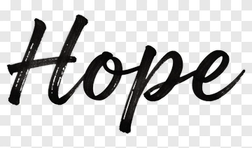 Hope Text Design PNG