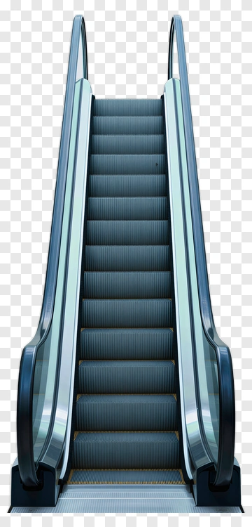 Escalator In A Modern Setting PNG