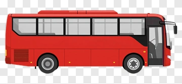 Red Bus PNG