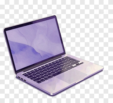 Purple Laptop PNG