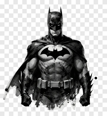 Batman Standing In A Heroic Pose PNG