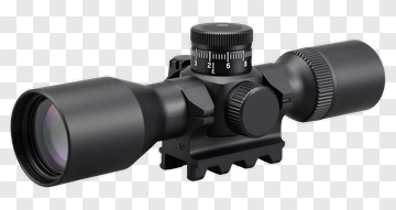 Black Rifle Scope PNG