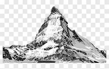 Snow-Capped Mountain Peak PNG