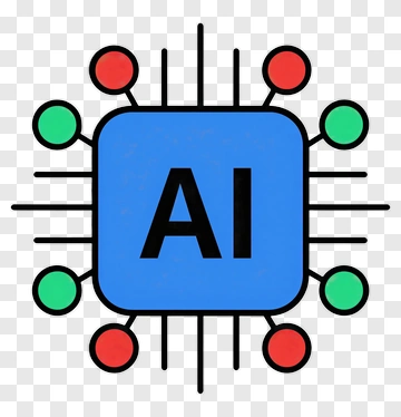 Ai Technology Icon With Circuit Connections PNG