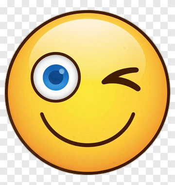 Winking Smiley Face Emoji PNG