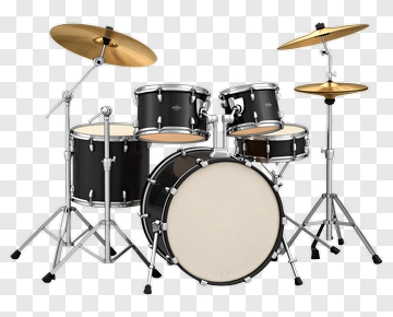 Drum Set With Cymbals PNG