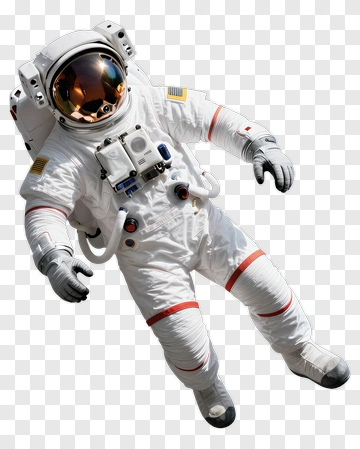 Astronaut Floating In Space PNG