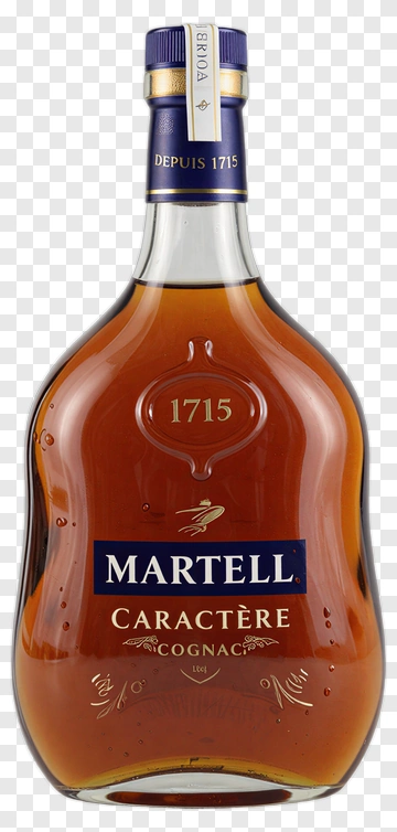 Martell Cognac Bottle PNG
