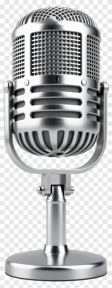 Vintage Microphone PNG