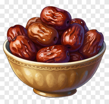 Bowl Of Dates PNG