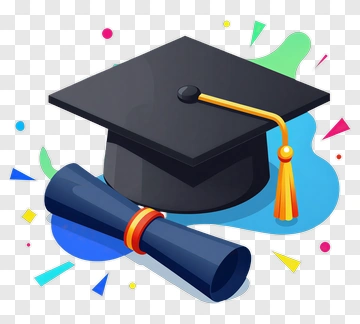 Graduation Cap And Diploma PNG