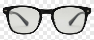 Black Eyeglasses PNG