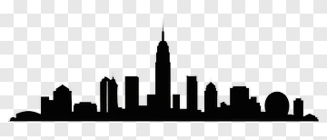 City Skyline Silhouette PNG