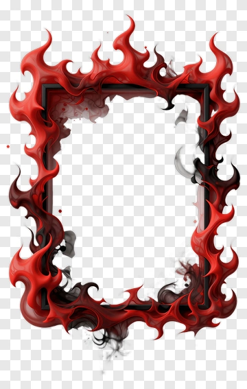 Flaming Frame PNG