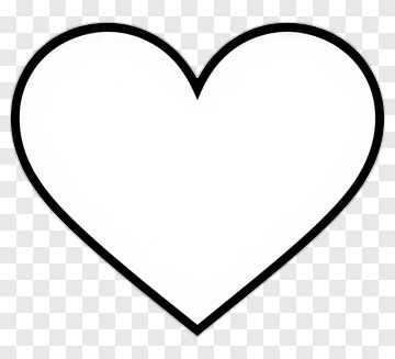 Heart Shape Outline PNG