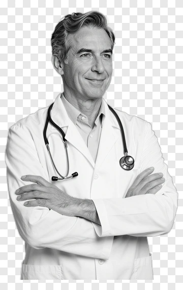 Doctor Smiling With Arms Crossed PNG