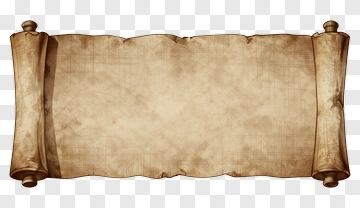 Old Scroll With Decorative Edges PNG