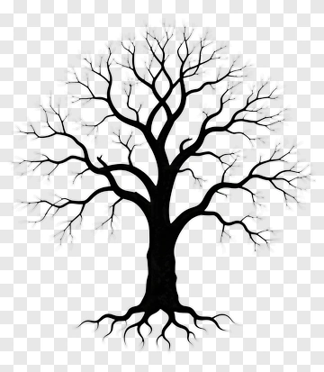 Black Tree With Bare Branches PNG